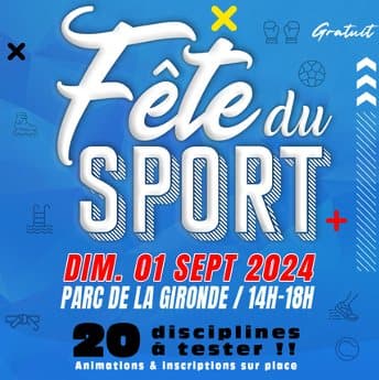 Visuel carré de la Fête du sport pour les réseaux sociaux